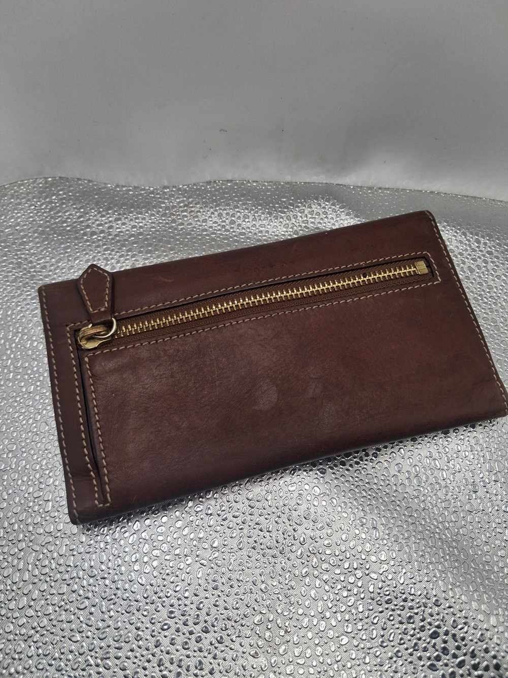 Dooney & Bourke Brown Leather Wallet - Picture 5 of 12